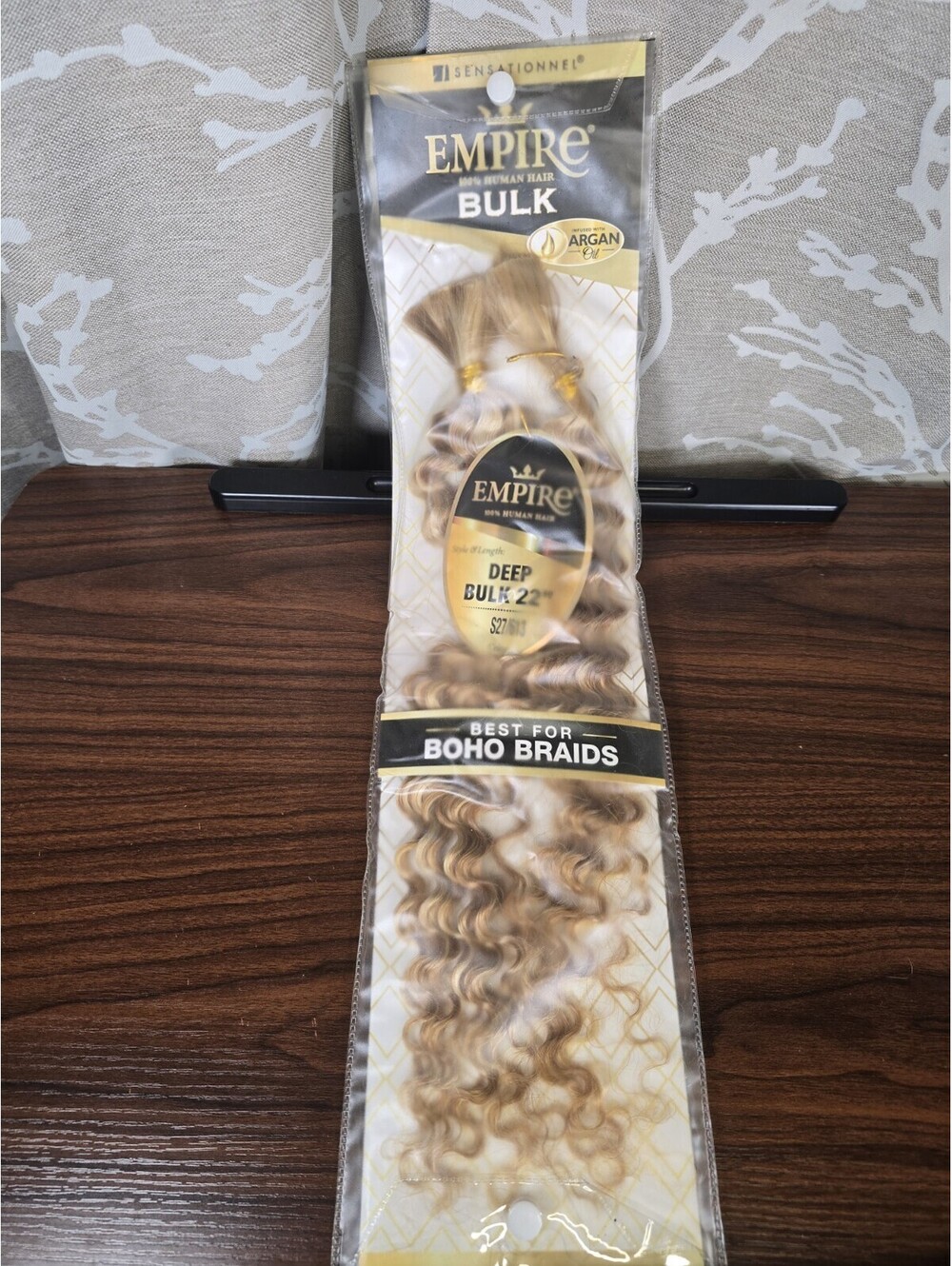 Empire 100% Human Hair Boho Braids Deep Body Bulk 22” Color 27/613 Blonde
